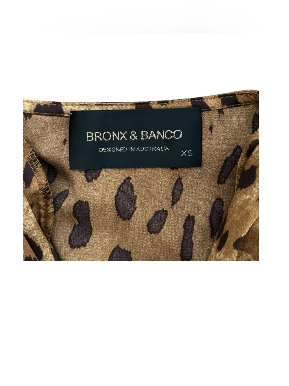 Bronx & Banco Leo Ruffled Animal-Print Mini Dress - Picture 4 of 4